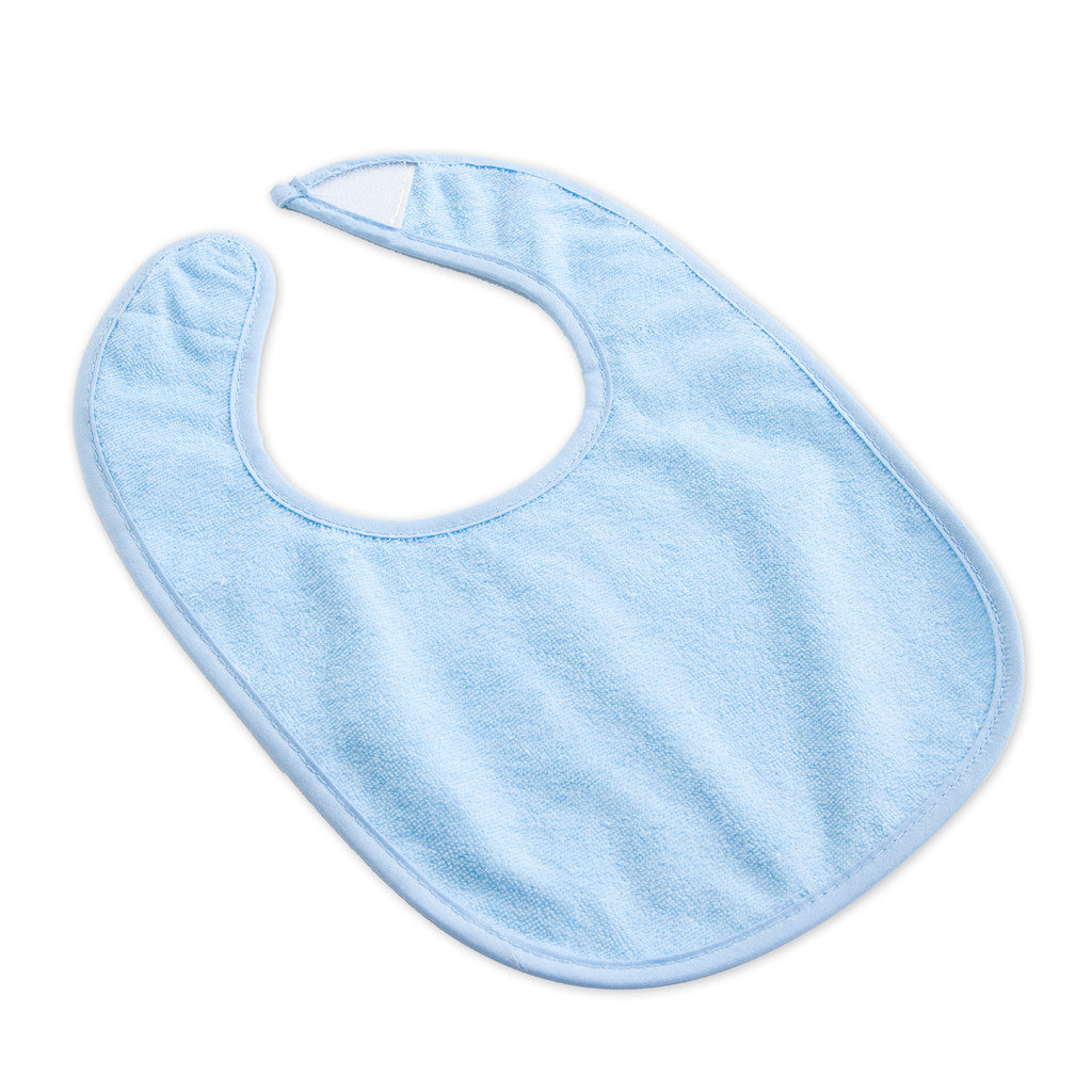 Velcro Bib Pack of 10 - Blue